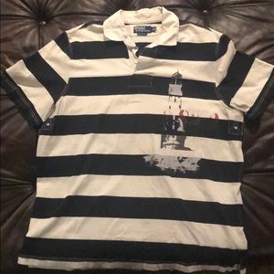 Men’s Polo Ralph Lauren Shirt (Striped) - XL